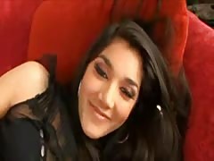 Indian Leah Jaye takes a big black cock in her pussy and her ass