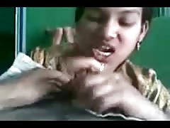 Cute Indian Teen Sucking Big Meaty Stiff Wood