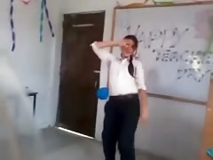 Indian girl dance in college