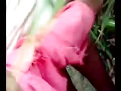 PURE Indian DESI girl in forest getting naked