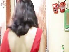 Desi Milf's boobs fondled really hard by salesman ## Hindi Hot Short Film