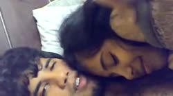 Indian bf and gf Cuddling and pressing boobs